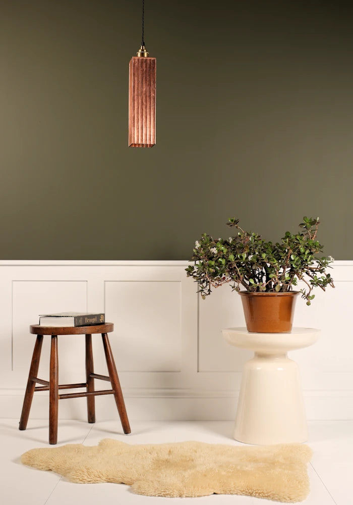 SIGNATURE SMALL COPPER LEAF PENDANT LIGHT
