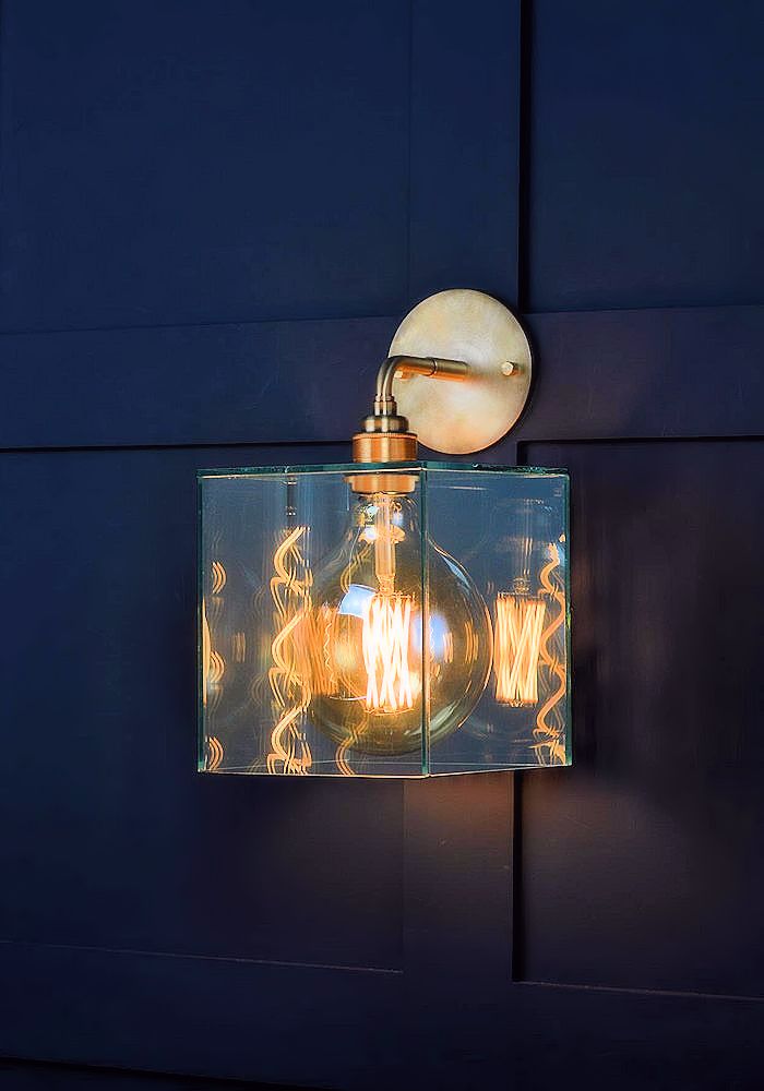 CLEAR GLASS WALL LIGHT - HOME LIGHTING - CLASSIC LIGHTING - THE LIGHT YARD