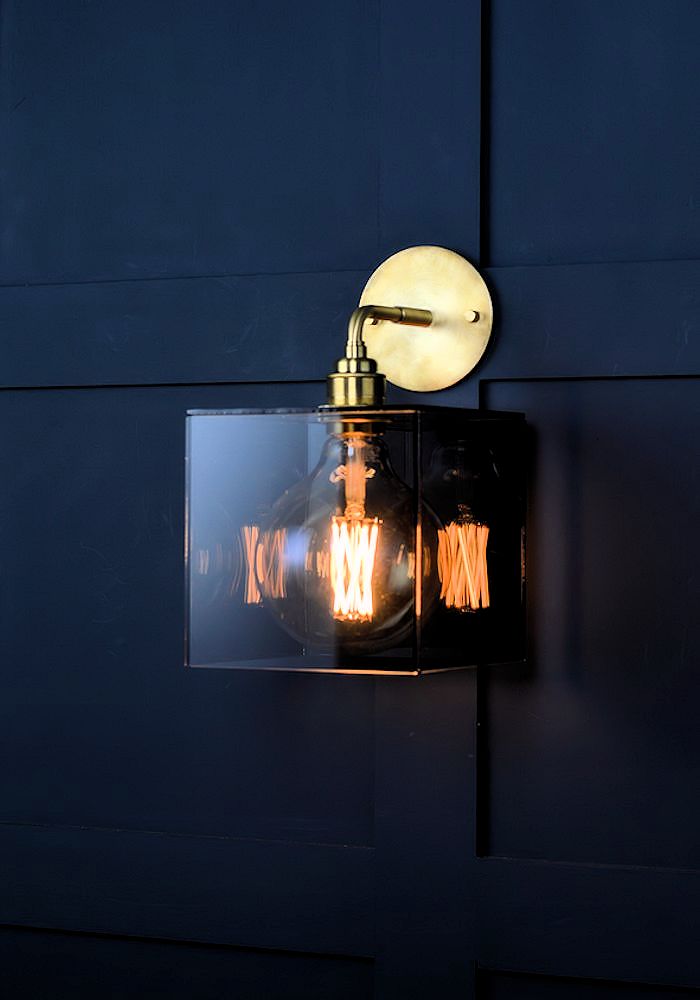 SMOKED GLASS WALL LIGHT - LUXURY LIGHTING - HOME LIGHTING - CLASSIC LIGHTING - THE LIGHT YARD