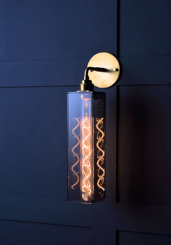 SMOKED GLASS WALL LIGHT - LUXURY LIGHTING - HOME LIGHTING - CLASSIC LIGHTING - THE LIGHT YARD