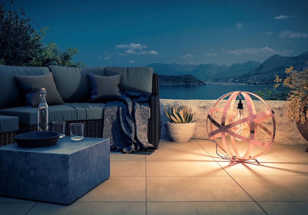 Add ambiance to patios with layers of light