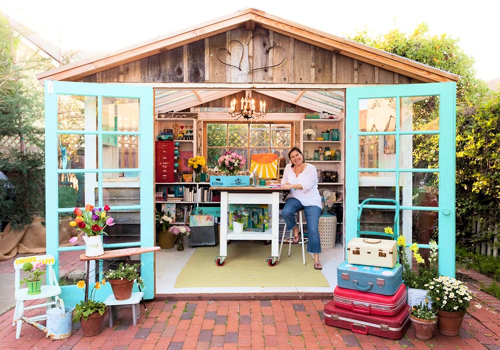 Stylish lighting for your garden sanctuary – a.k.a “she-shed”