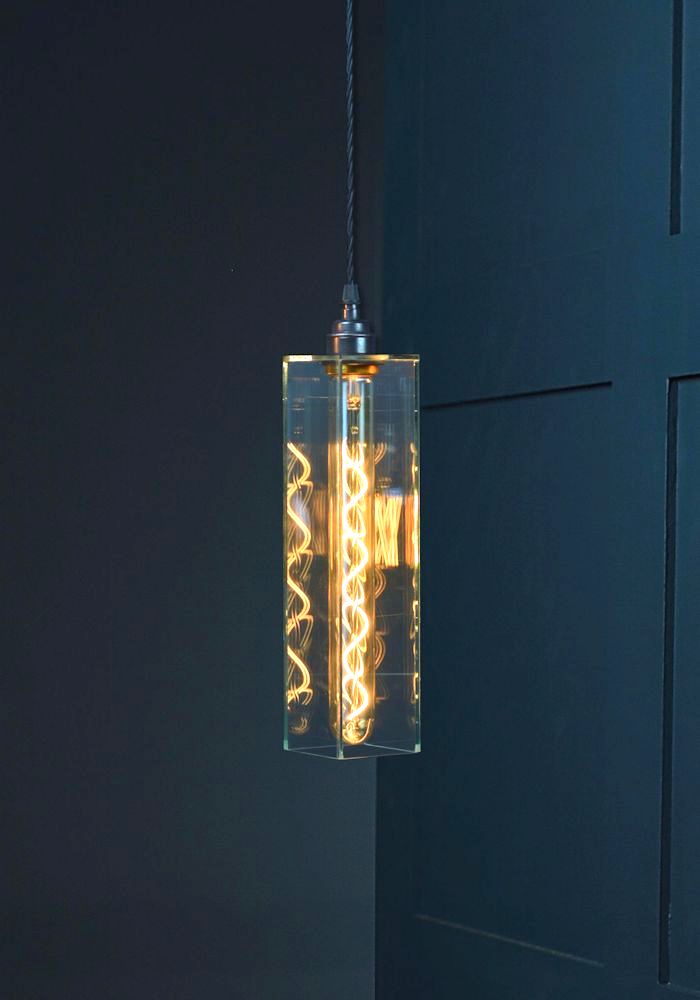 ALCHEMIST CLEAR GLASS PENDANT CEILING LIGHT - DECORATIVE HANGING CEILING LIGHTING