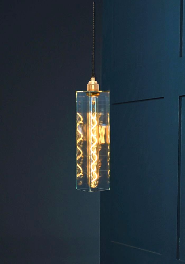 ALCHEMIST CLEAR GLASS PENDANT CEILING LIGHT - DECORATIVE HANGING CEILING LIGHTING