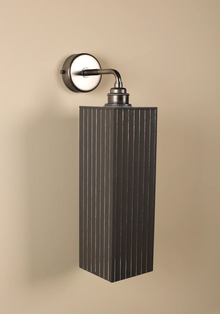 Elegant large black and gold IP44 bathroom wall lights with bronze fixtures