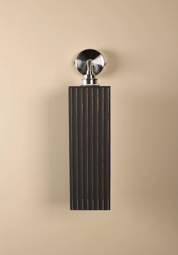 Elegant large black and gold IP44 bathroom wall lights with nickel fixtures