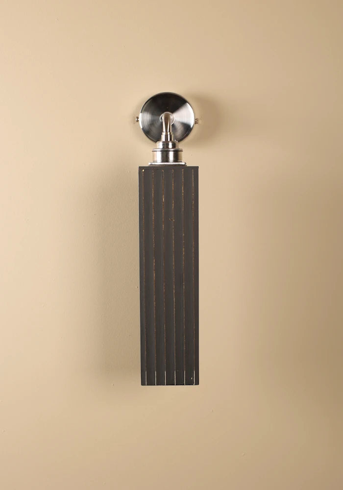 Elegant black and gold IP44 bathroom wall lights with nickel fixtures