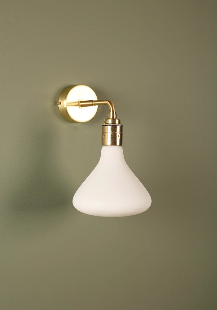 Elegant Tala Noma IP44 bathroom wall light with brass  fixtures