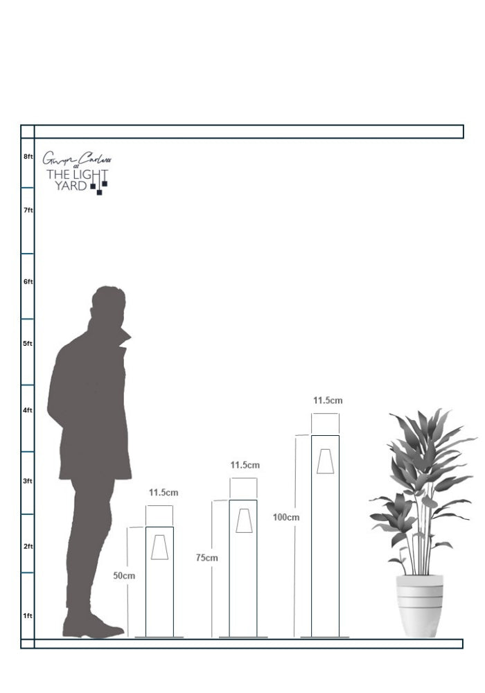 Eco Prestige LED Bollard Light, Contemporary Designer Outdoor Lighting, The Light Yard