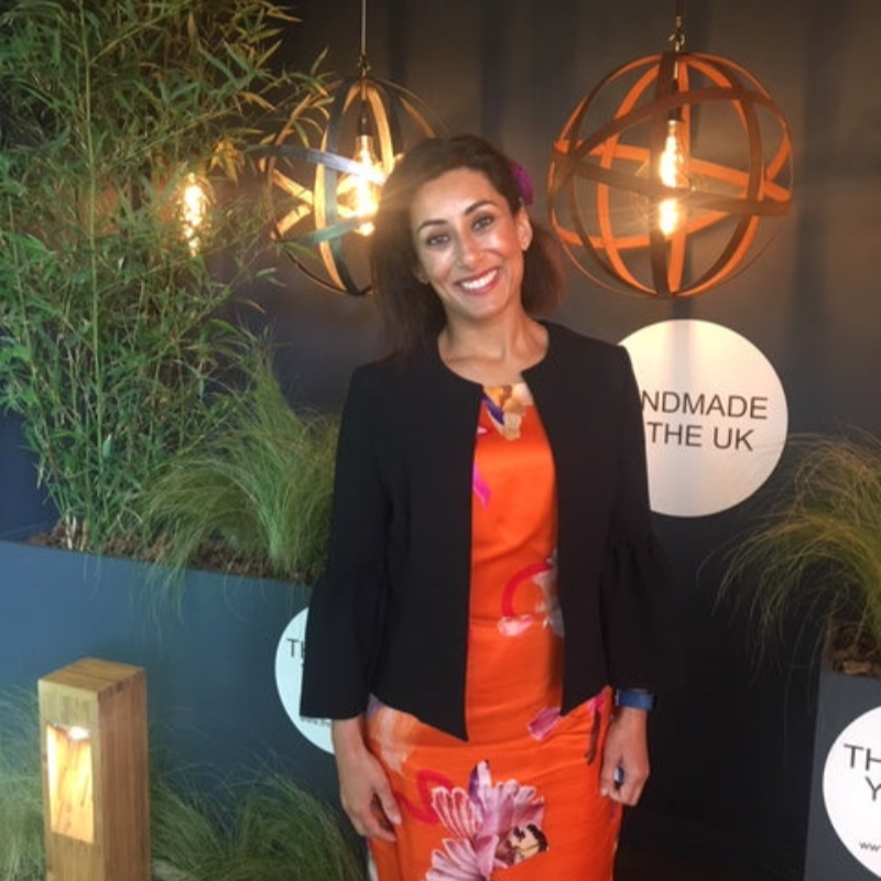 SAIRA KHAN AT THE RHS CHELSEA FLOWER SHOW