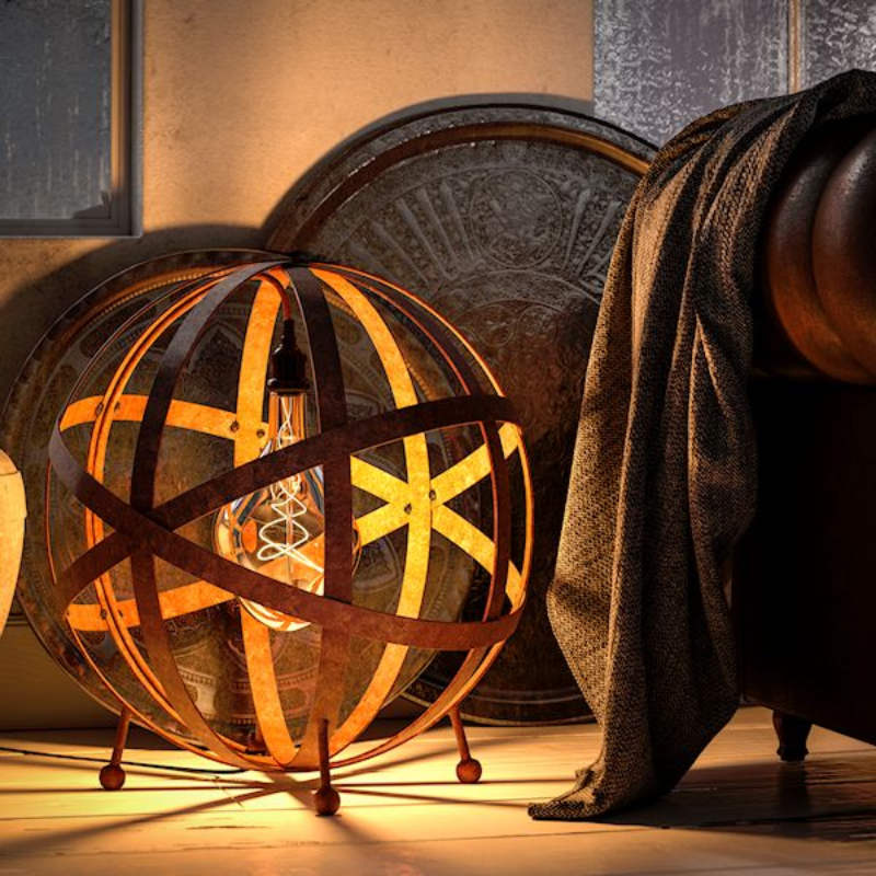 INDUSTRIAL STYLE FLOOR LAMP 