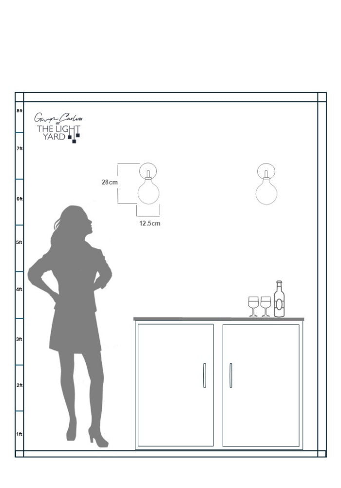 PORCELAIN III TALA WALL LIGHT - THE LIGHT YARD - SPEC SHEET