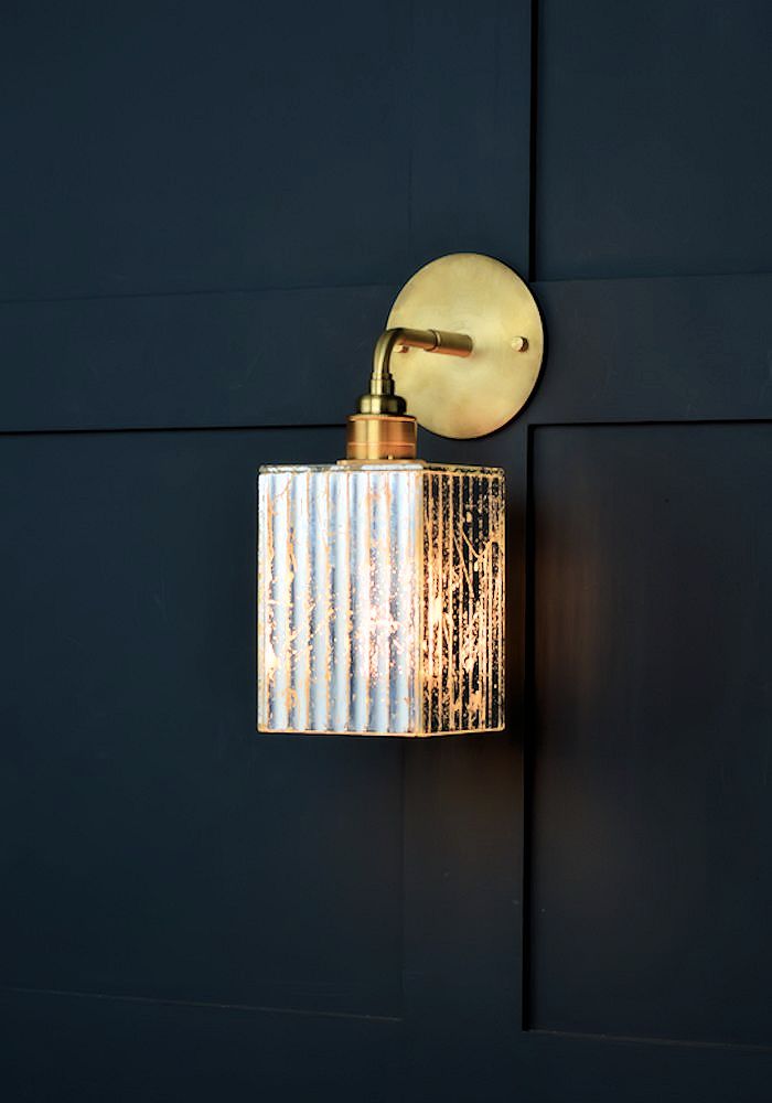 SILVER GLASS WALL LIGHT - LUXURY LIGHTING - HOME LIGHTING - CLASSIC LIGHTING - THE LIGHT YARD 