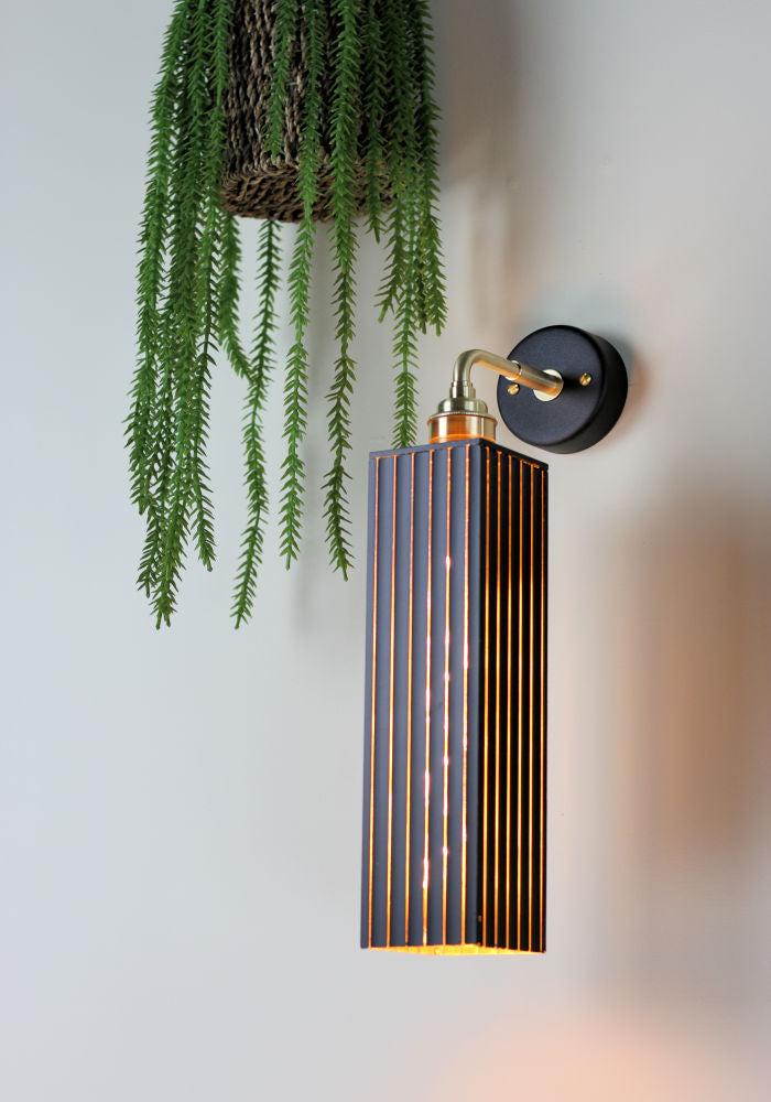 BLACK & GOLD WALL LIGHT - The Light Yard