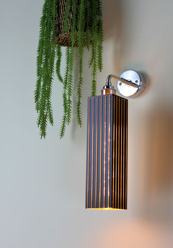 BLACK &amp; GOLD WALL LIGHT - The Light Yard