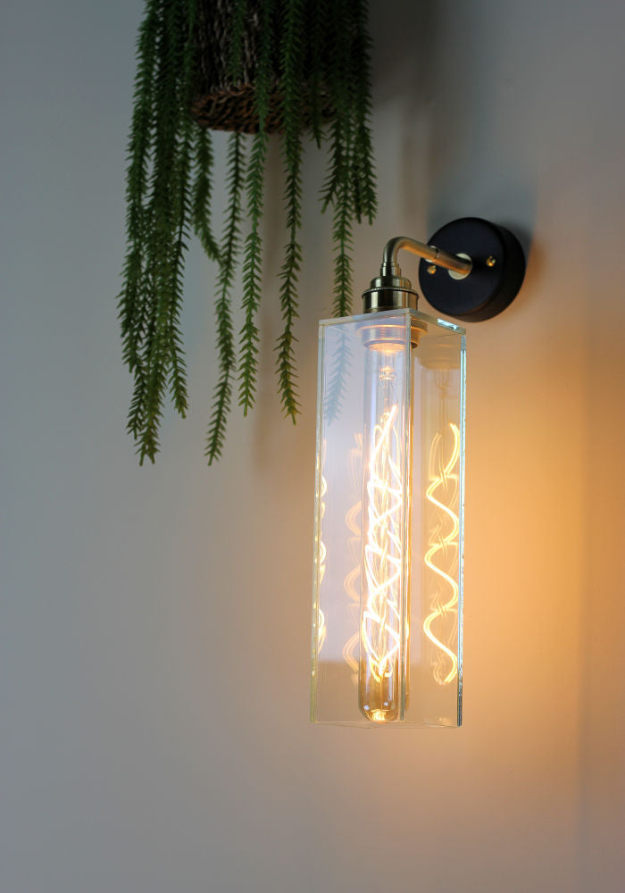 CLEAR GLASS WALL LIGHT - HOME LIGHTING - CLASSIC LIGHTING - THE LIGHT YARD