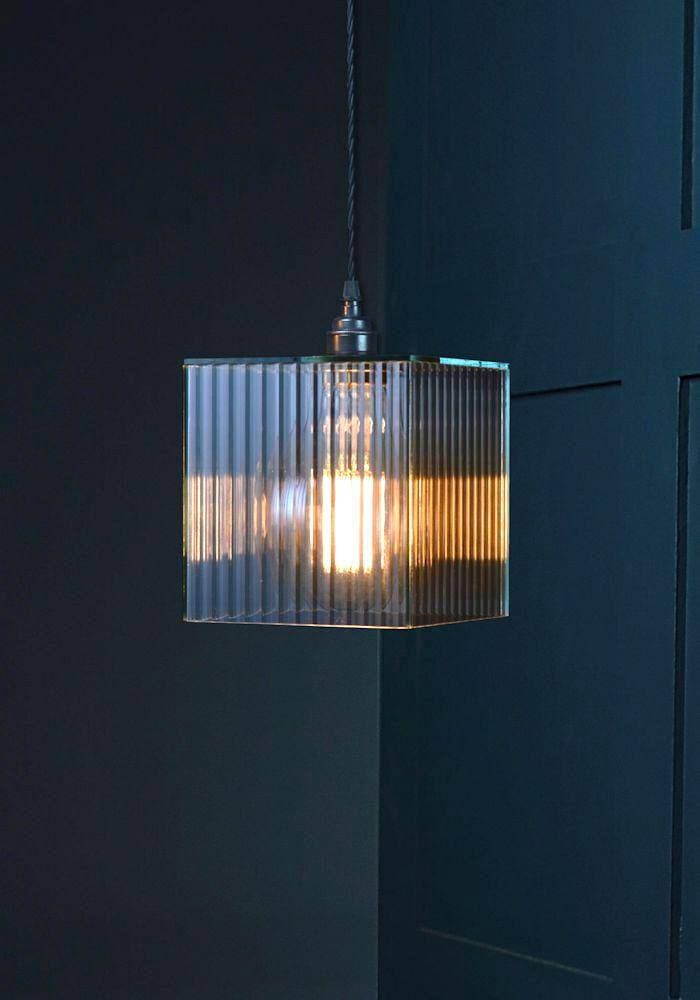 RIBBED GLASS PENDANT LIGHT - The Light Yard