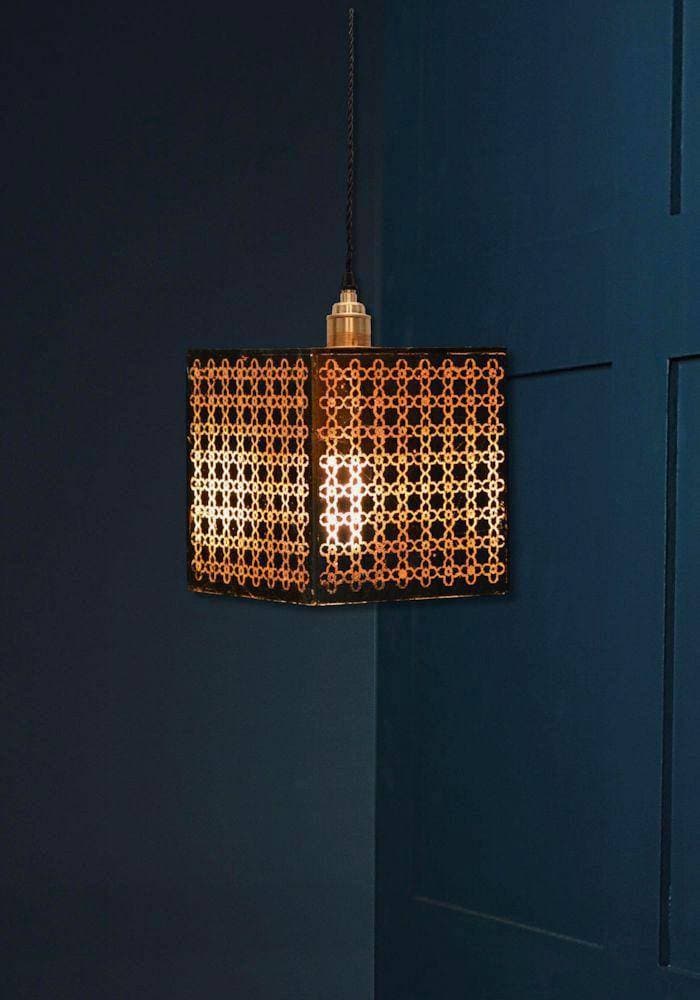 MOROCCAN GOLD LEAF PENDANT LIGHT - The Light Yard