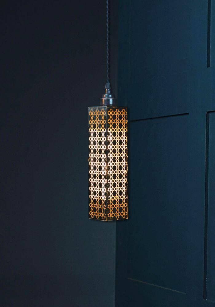 MOROCCAN GOLD LEAF PENDANT LIGHT - The Light Yard