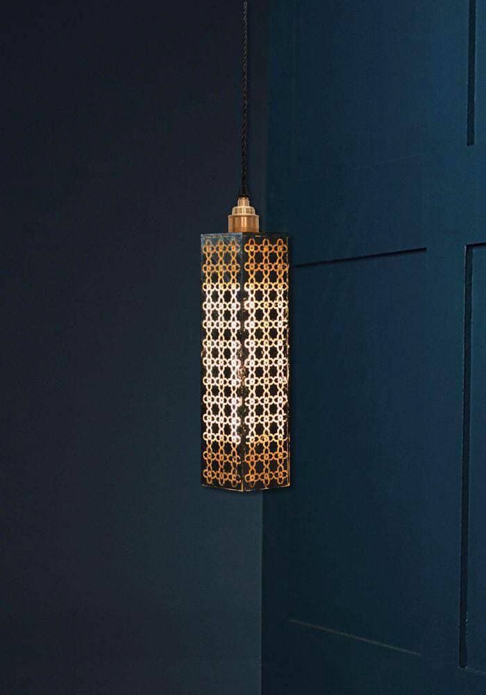 MOROCCAN GOLD LEAF PENDANT LIGHT - The Light Yard