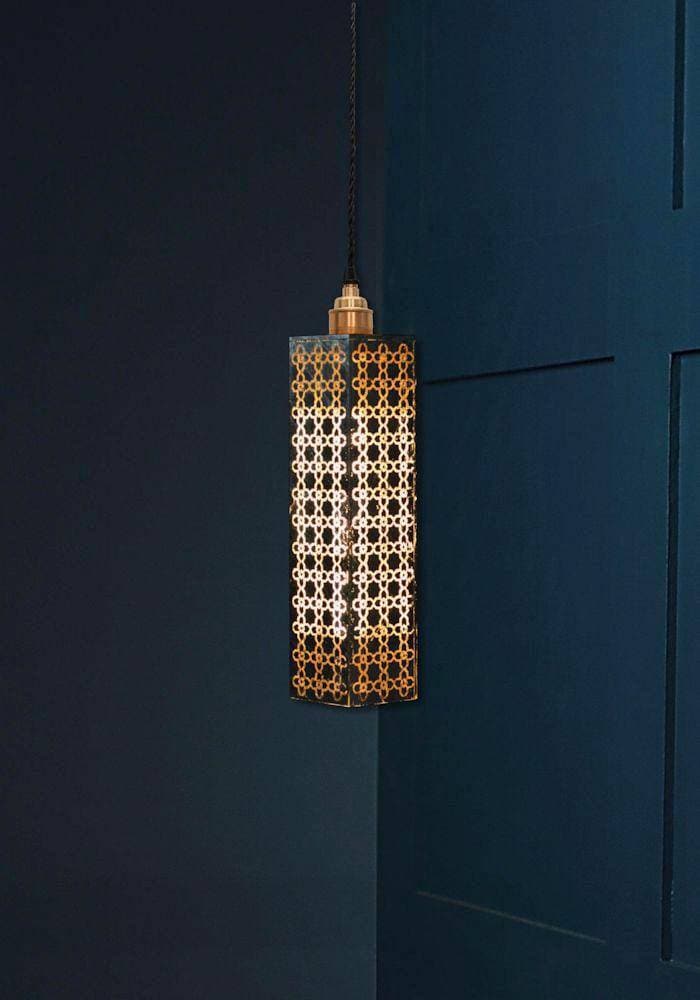 MOROCCAN GOLD LEAF PENDANT LIGHT - The Light Yard