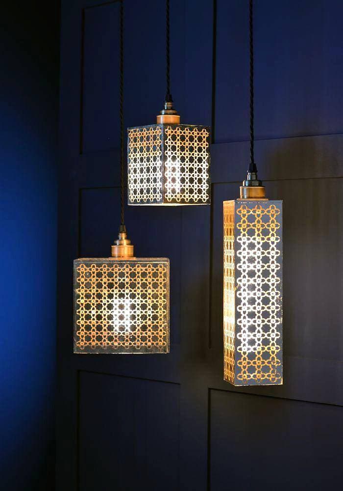 MOROCCAN GOLD LEAF PENDANT LIGHT - The Light Yard