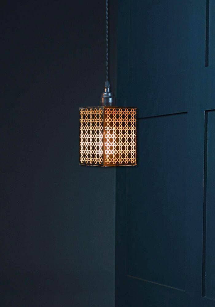 MOROCCAN GOLD LEAF PENDANT LIGHT - The Light Yard