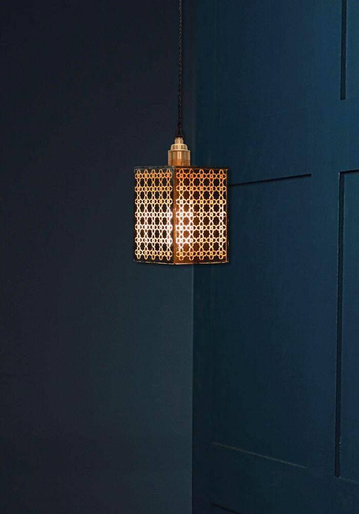 MOROCCAN GOLD LEAF PENDANT LIGHT - The Light Yard